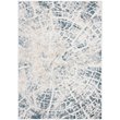 Safavieh Vogue 4' X 6' Polyester Power Loomed Rug In Ivory And Teal