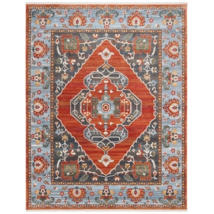 Safavieh Vintage 8' x 10' Rug in Blue and Red