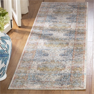 Safavieh Vintage 2'2&quot x 8' Runner Rug in Beige and Blue
