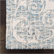 Safavieh Abstract 5' x 8' Hand Tufted Wool Rug in Light Blue