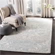 Safavieh Abstract 5' x 8' Hand Tufted Wool Rug in Light Blue