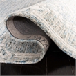 Safavieh Abstract 6' Square Hand Tufted Wool Rug in Light Blue