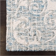 Safavieh Abstract 8' x 10' Hand Tufted Wool Rug in Light Blue