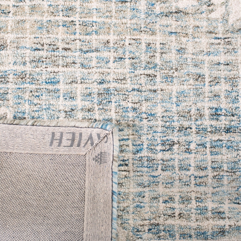 Safavieh Abstract 8' x 10' Hand Tufted Wool Rug in Light Blue