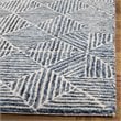 Safavieh Abstract 8' x 10' Hand Tufted Wool Rug in Blue
