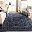 Safavieh Adirondack 8' Square Rug in Navy and Ivory