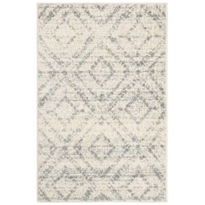 Safavieh Adirondack 8' Round Rug in Ivory and Light Blue