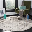 Safavieh Adirondack 7' Round Rug in Ivory and Gray