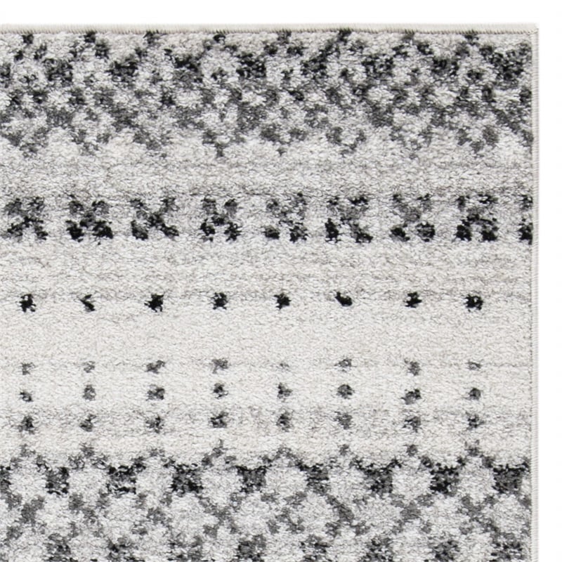 Safavieh Adirondack 9' x 12' Rug in Black and Ivory