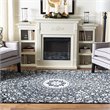 Safavieh Allure 4' x 6' Hand Tufted Wool Rug in Ivory and Black