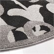 Safavieh Amherst 9' Round Rug in Anthracite and Light Gray