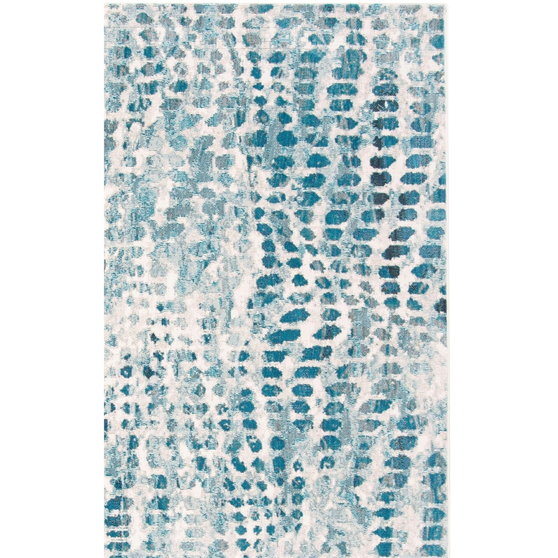 Safavieh Aria 8' x 10' Rug in Ivory and Teal