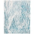 Safavieh Aria 9' x 12' Rug in Ivory and Teal