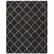 Safavieh Arizona 8' x 10' Shag Rug in Anthracite and Beige