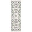 Safavieh Aspen 7' Round Hand Tufted Wool Rug in Ivory and Gray
