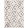 Safavieh Berber 4' x 6' Shag Rug in Ivory and Gray