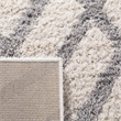 Safavieh Berber 8' x 10' Shag Rug in Ivory and Gray