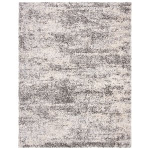 safavieh berber shag rug in gray and ivory b