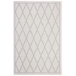 Safavieh Bermuda 4' x 6' Rug in Ivory and Light Gray