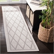 Safavieh Bermuda 9' x 12' Rug in Ivory and Light Gray