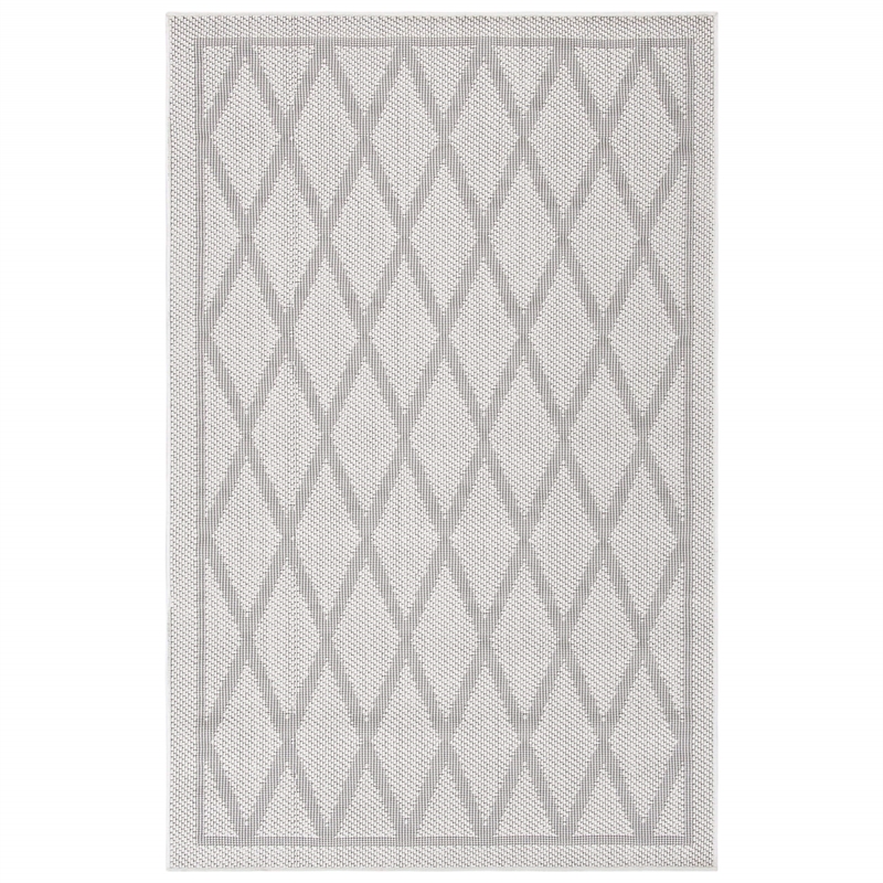 Safavieh Bermuda 9' x 12' Rug in Ivory and Light Gray