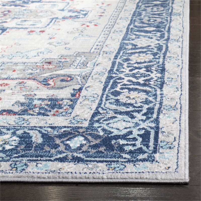 Safavieh Brentwood 9' x 12' Rug in Light Gray and Blue