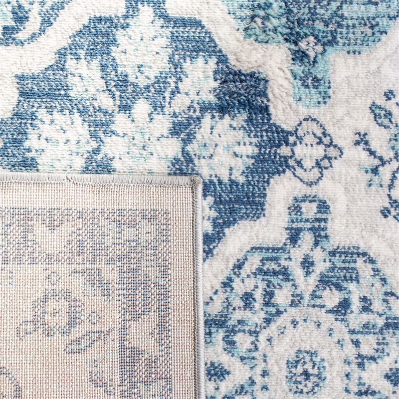 Safavieh Brentwood 4' x 6' Rug in Navy and Ivory