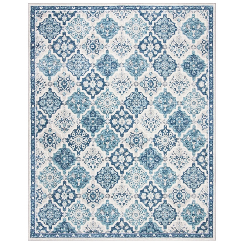 Safavieh Brentwood 9' x 12' Rug in Navy and Ivory