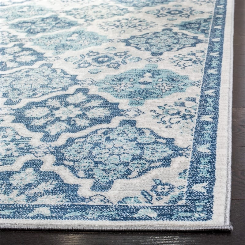 Safavieh Brentwood 9' x 12' Rug in Navy and Ivory
