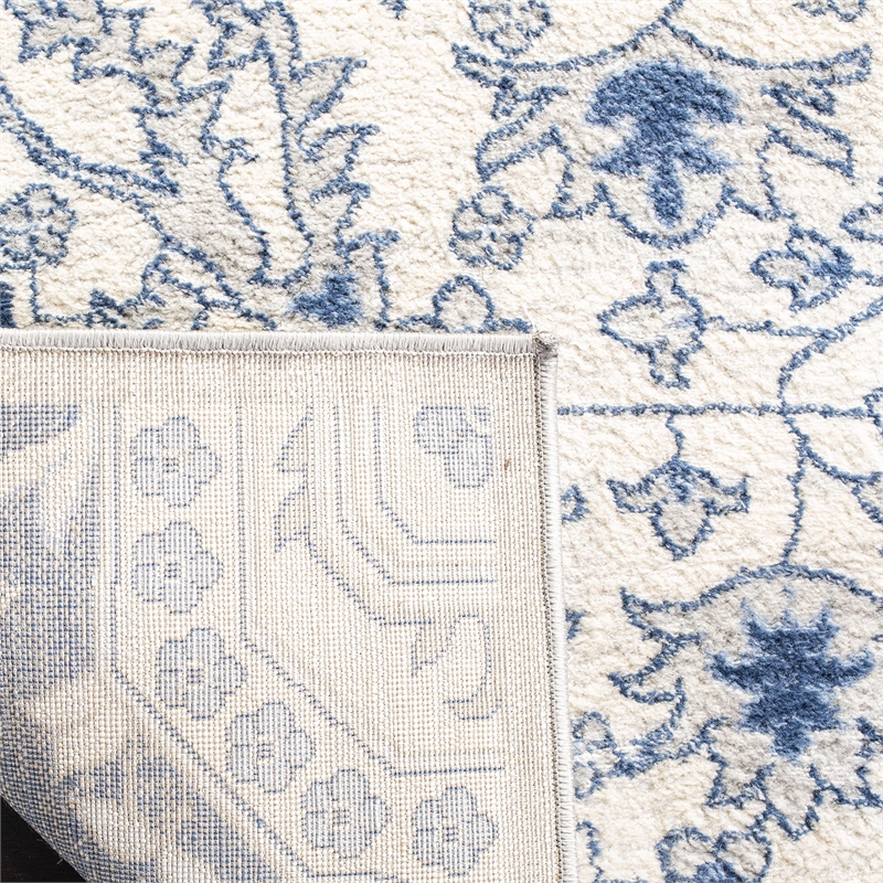 Safavieh Brentwood 9' x 12' Rug in Ivory and Blue