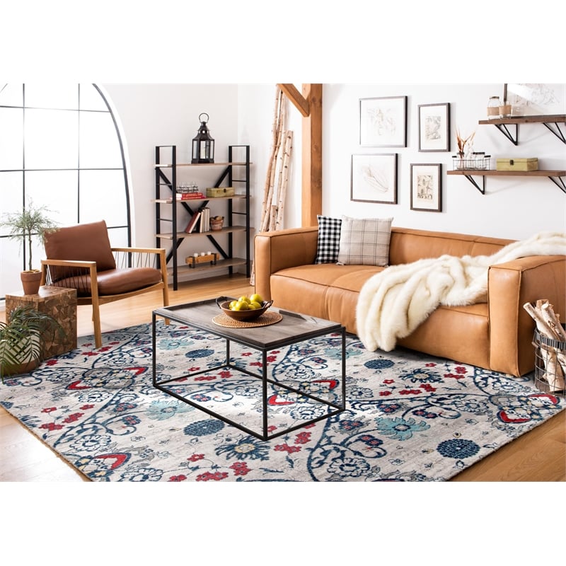 Safavieh Brentwood 9' x 12' Rug in Navy and Gray