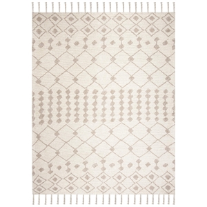 Safavieh Casablanca 8' x 10' Hand Tufted Wool Rug in Ivory and Beige