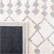 Safavieh Casablanca 4' x 6' Hand Tufted Wool Rug in Ivory and Gray