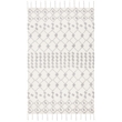Safavieh Casablanca 5' x 8' Hand Tufted Wool Rug in Ivory and Gray