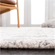 Safavieh Casablanca 5' x 8' Hand Tufted Wool Rug in Ivory and Gray