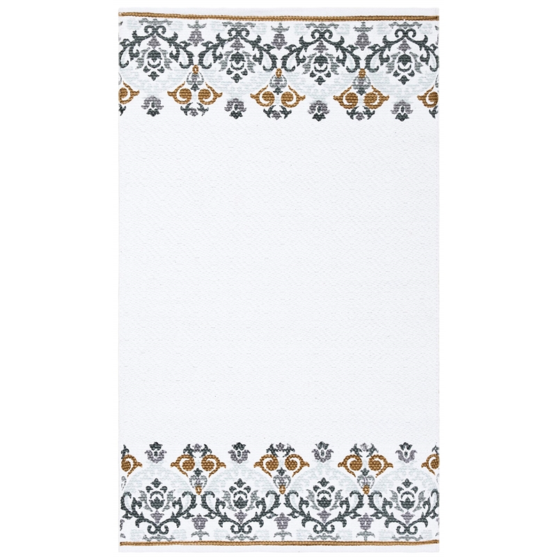 Safavieh Cedar Brook 3' x 5' Hand Loomed Rug in Ivory and Gray