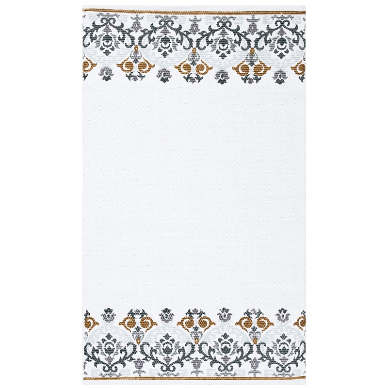 Safavieh Cedar Brook 3' x 5' Hand Loomed Rug in Ivory and Gray