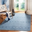 Safavieh Cedar Brook 4' x 6' Hand Loomed Rug in Blue and Ivory