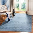Safavieh Cedar Brook 5' x 8' Hand Loomed Rug in Blue and Ivory