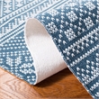 Safavieh Cedar Brook 5' x 8' Hand Loomed Rug in Blue and Ivory