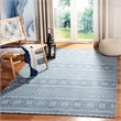 Safavieh Cedar Brook 8' x 10' Hand Loomed Rug in Blue and Ivory