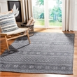 Safavieh Cedar Brook 4' x 6' Hand Loomed Rug in Black and Ivory