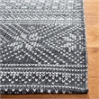 Safavieh Cedar Brook 4' x 6' Hand Loomed Rug in Black and Ivory