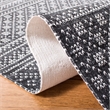 Safavieh Cedar Brook 4' x 6' Hand Loomed Rug in Black and Ivory