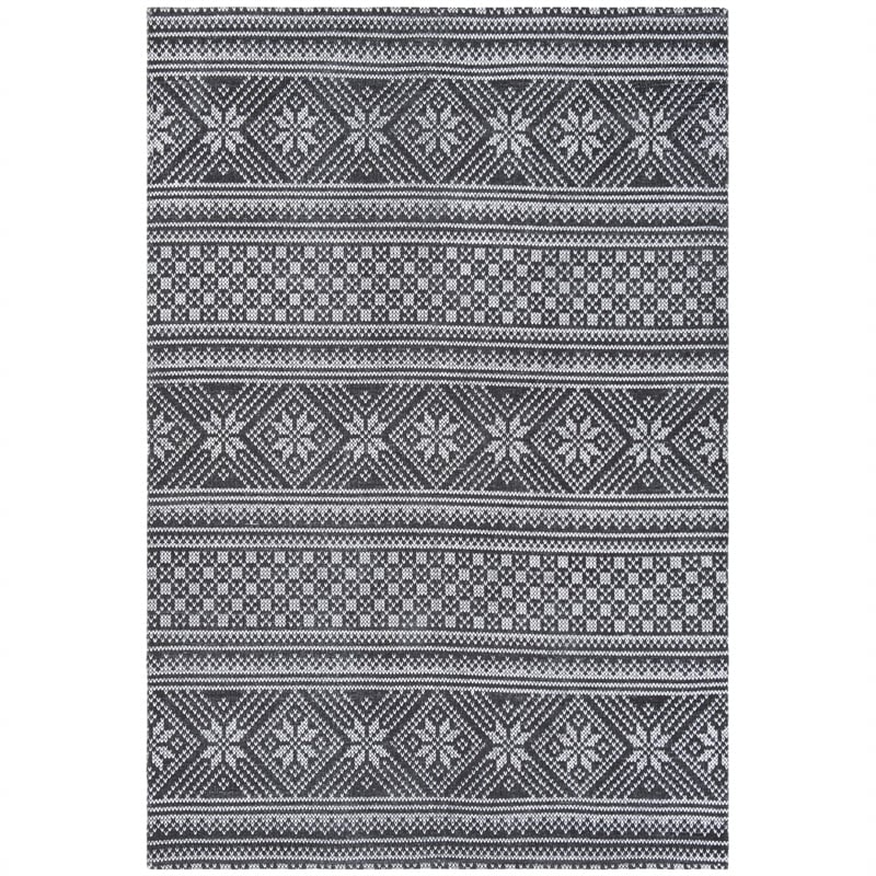 Safavieh Cedar Brook 5' x 8' Hand Loomed Rug in Black and Ivory
