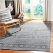 Safavieh Cedar Brook 8' x 10' Hand Loomed Rug in Black and Ivory