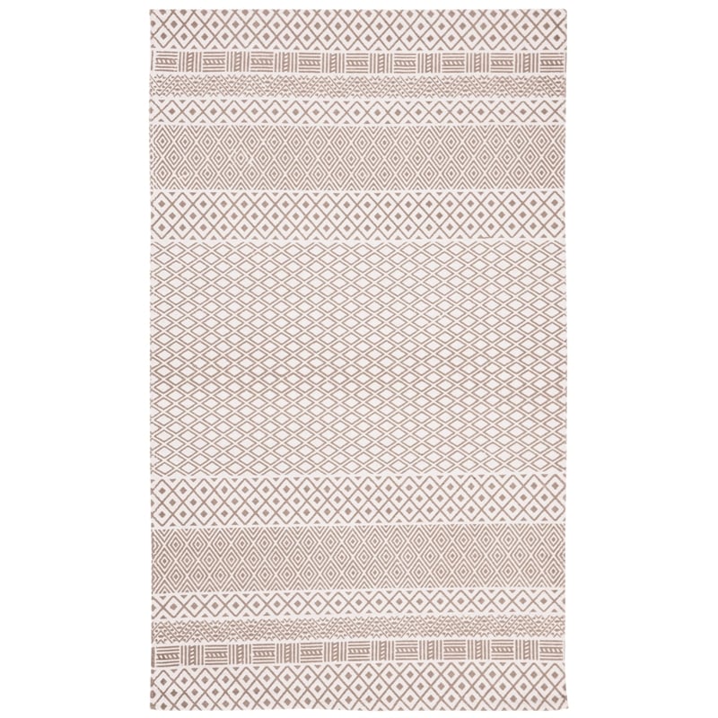 Safavieh Cedar Brook 4' x 6' Hand Loomed Rug in Gray and Ivory