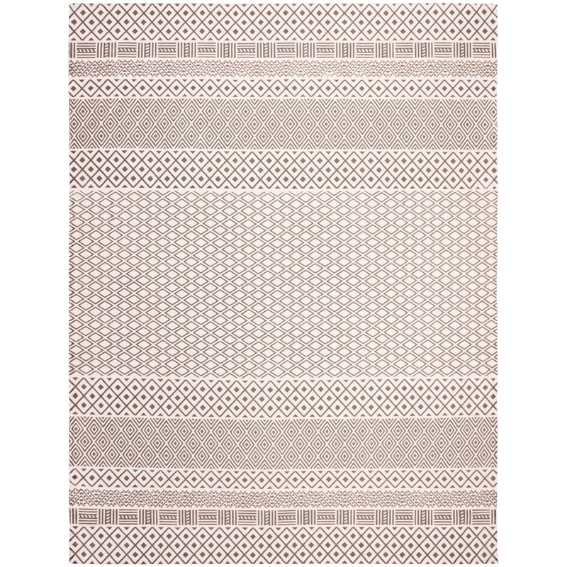 Safavieh Cedar Brook 8' x 10' Hand Loomed Rug in Gray and Ivory