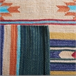 Safavieh Cotton Kilim 4' x 6' Hand Loomed Rug in Blue and Ivory