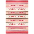 Safavieh Cotton Kilim 4' x 6' Hand Loomed Rug in Red and Ivory